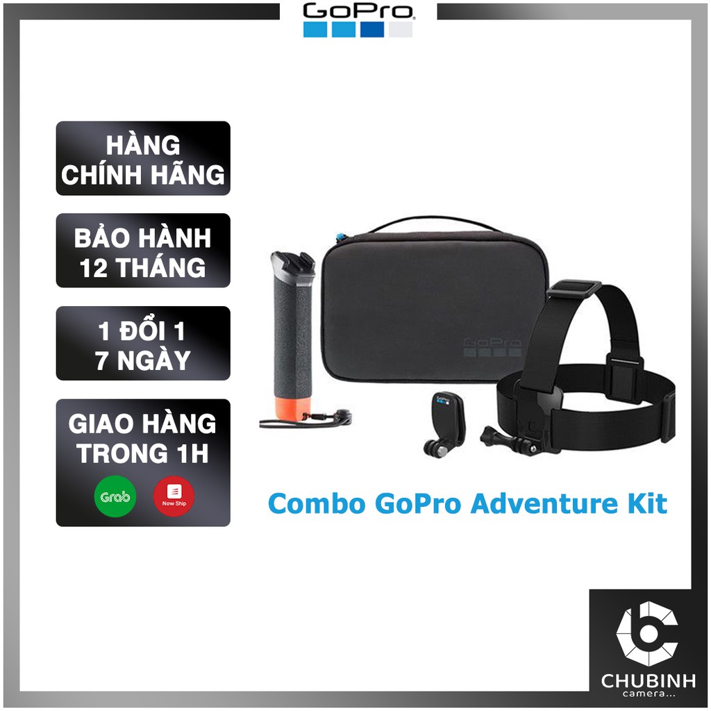 Bộ phụ kiện Gopro | Combo GoPro Adventure Kit | Chính Hãng