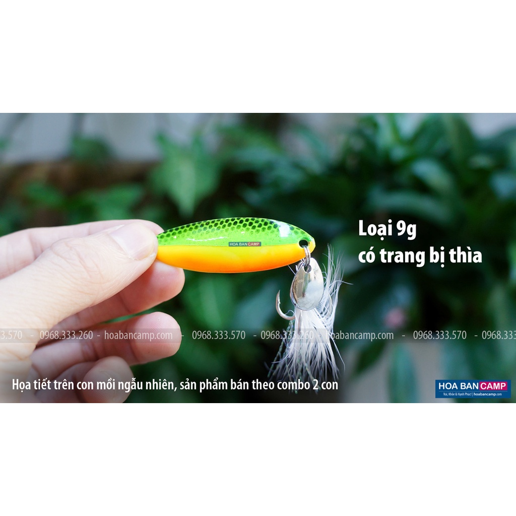 Combo | Mồi Lure Thìa 5g &amp; 9g