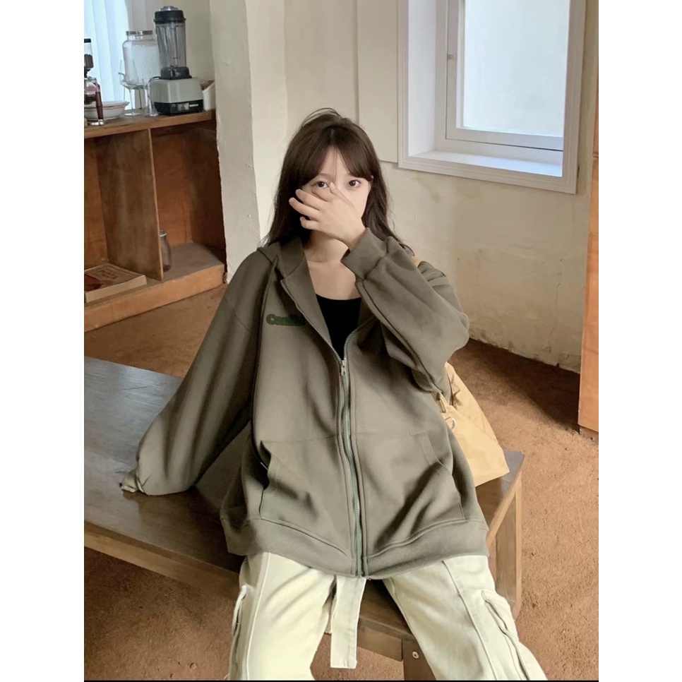 Áo khoác unisex logo thêu sành điệu, mẫu mới hottrend 2022