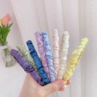 Bờm tóc vải rúm nhiều màu dễ thương