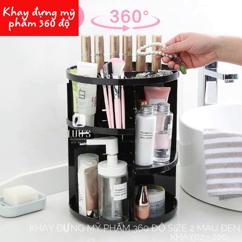 Khay Đựng Mỹ Phẩm 360 Độ Size 2