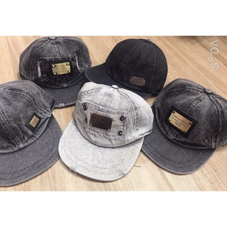 Mũ Nón Lưỡi Trai Thời Trang Vải Bò Rách GABANA 💝FREESHIP💝 Logo Kim Loại Chất Đẹp
