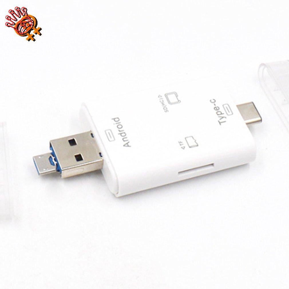 Đầu Đọc Thẻ Nhớ Otg Đa Năng 4 Trong 1 Usb 2.0 | BigBuy360 - bigbuy360.vn