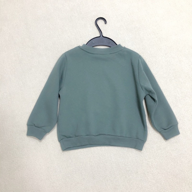 Áo thun bé gái sequin lật HM 2-10 tuổi  Áo thun dài tay cotton mềm xuất dư 1022