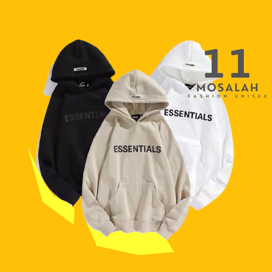 Áo hoodie Essentials nam nữ nỉ bông form rộng cao cấp. mo1