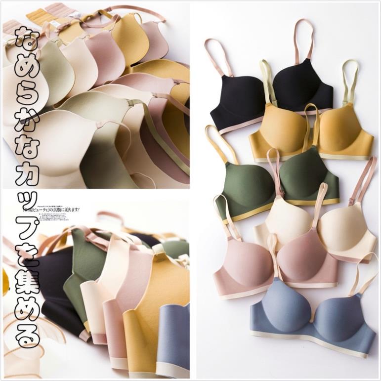 Bộ Đồ Lót Đúc Su Đệm Dày Không Gọng Nâng Ngực 377