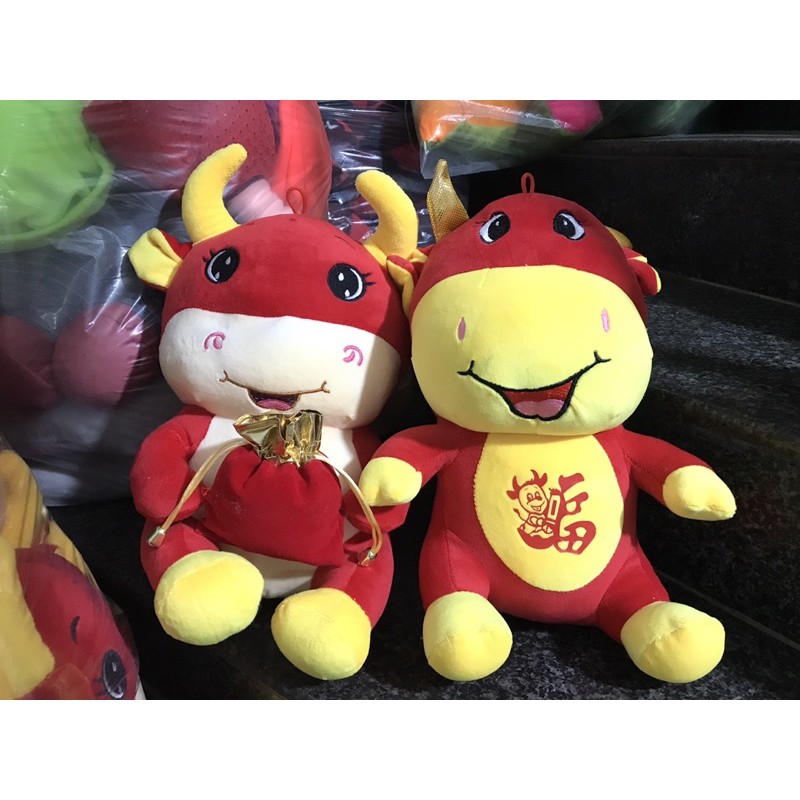 Gấu Bông Trâu Vàng Siêu Dễ Thương(cao 40cm)