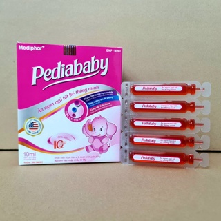 Pediababy ăn ngon ngủ tốt, bé thông minh giúp bổ sung lysine, vitamin và khoáng chất cho bé - Hộp 20 ống