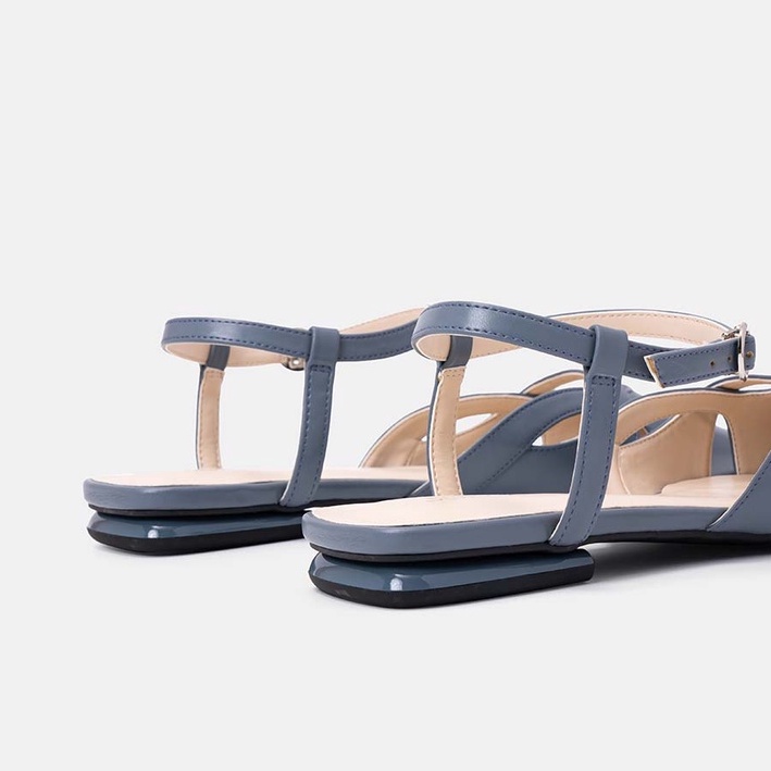 Giày Búp Bê 3cm Nữ Thời Trang JUNO Da Trơn Mũi Nhọn Mặt Giày Cách Điệu BB03084