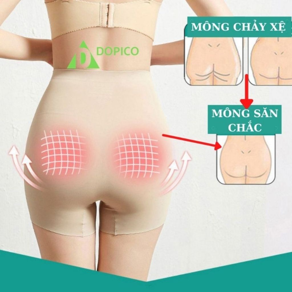 Quần gen nịt bụng , đai nịt bụng sau sinh định hình vòng bụng dưới ôm sát người không sợ lộ DOPICO 768