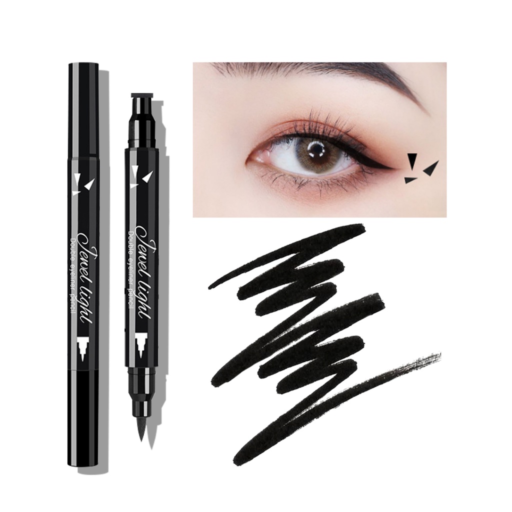 Hengfang 2 in 1 Liquid Eyeliner Stamp Waterproof Long-lasting Tattoo Pen Cosmetics 2,5g | BigBuy360 - bigbuy360.vn