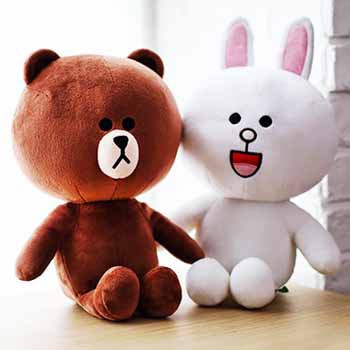 Gấu Bông Brown Gấu Bông Thỏ Cony Size 40cm HÀNG CAO CẤP