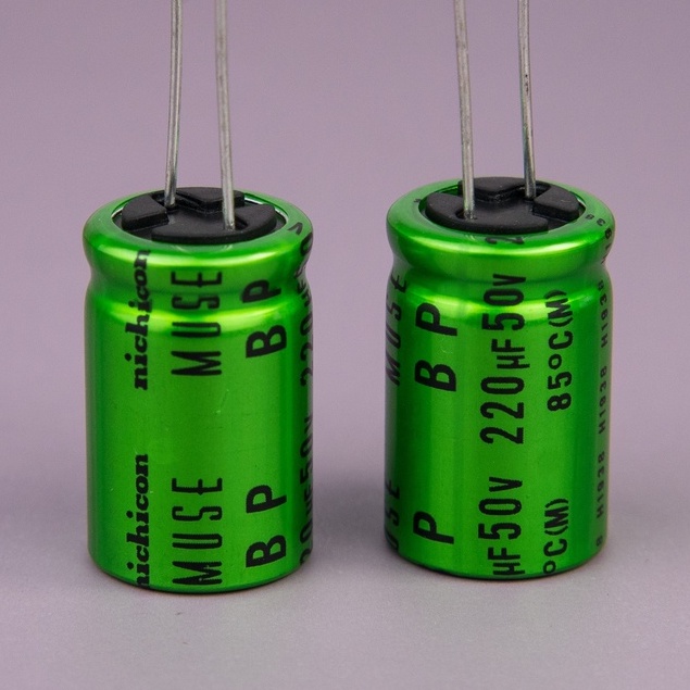 Nichicon Muse ES BP 220uf 50V x 1 tụ điện không phân cực