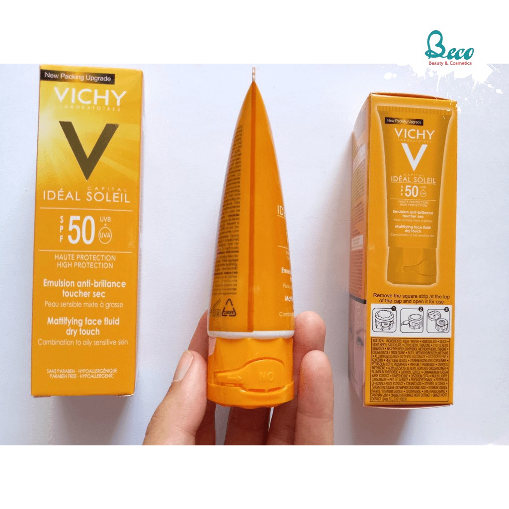 Kem Chống Nắng Vichy SPF 50 Ideal Soleil 60ml mẫu mới