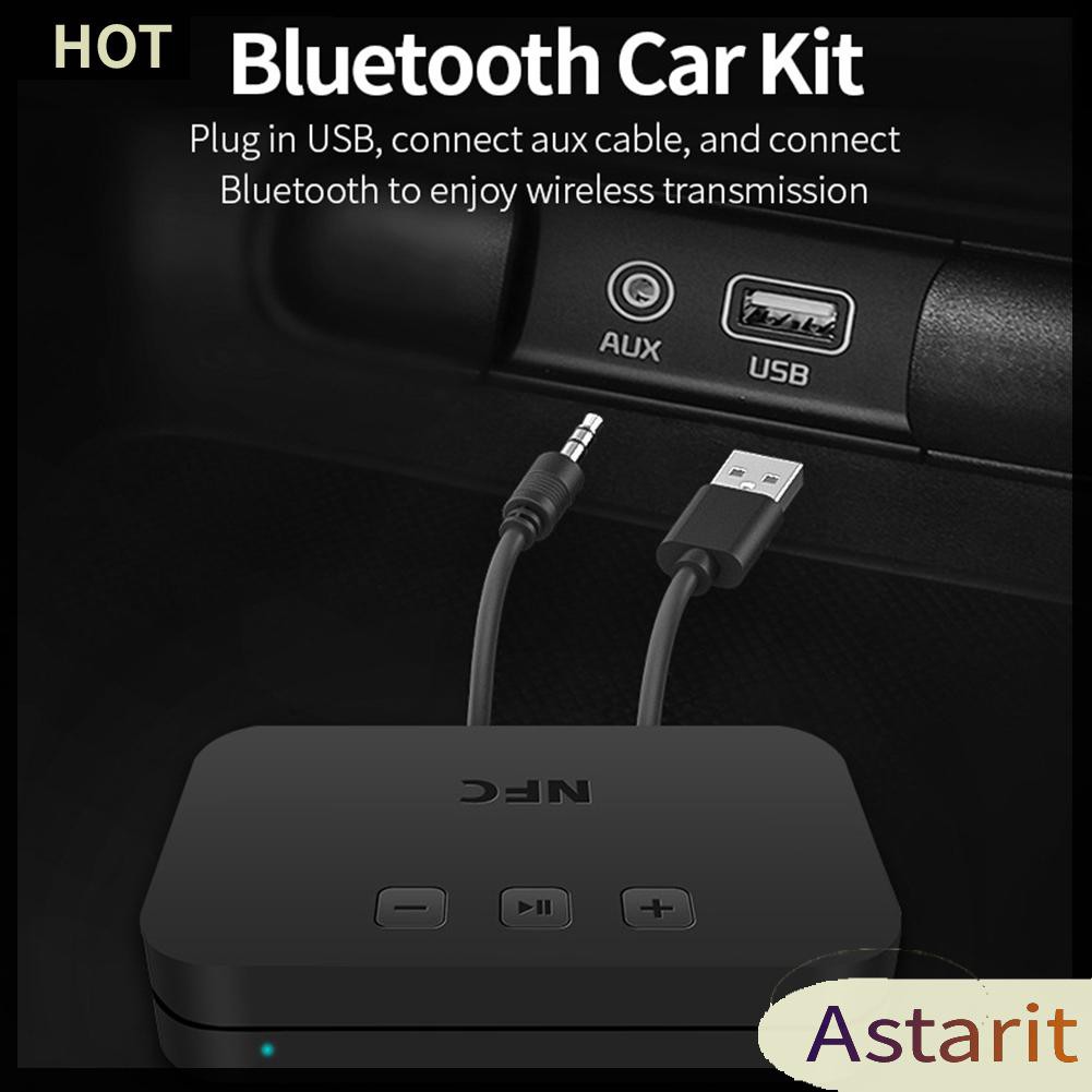 Đầu nhận bluetooth 5.0 NFC cổng 3.5mm AUX sang 2 RCA USB chuyển đổi âm thanh không dây