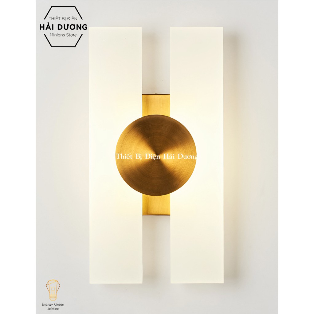 Đèn Tường Đồng Cao Cấp Kiểu Dáng Hiện Đại DT-620  Ánh Sáng Vàng - Led Siêu Sáng - Có Video Thực Tế - Bảo Hành 12 Tháng