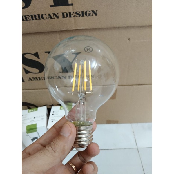 Bóng đèn led G80 Edison 4W ánh sáng vàng dùng để trang trí siêu đẹp