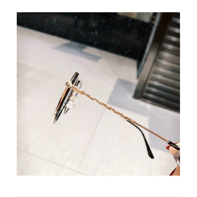 Gọng Kính vintage đa giác tròn xinh xắn thời trang unisex gọng kim loại - shop bự giá sỉ - hành lang | BigBuy360 - bigbuy360.vn