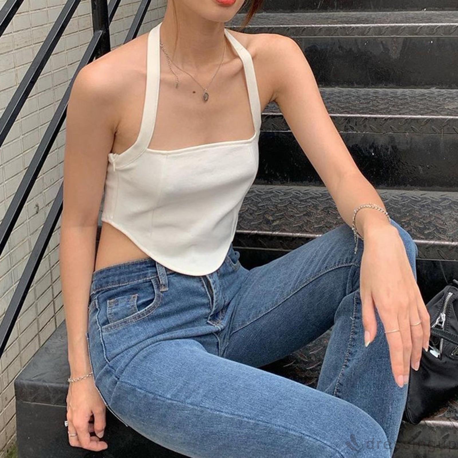 [Mã FAMAYWA giảm 10K đơn 50K] Áo Lửng Cổ Thuyền Màu Trơn Quyến Rũ Dành Cho Nữ | BigBuy360 - bigbuy360.vn