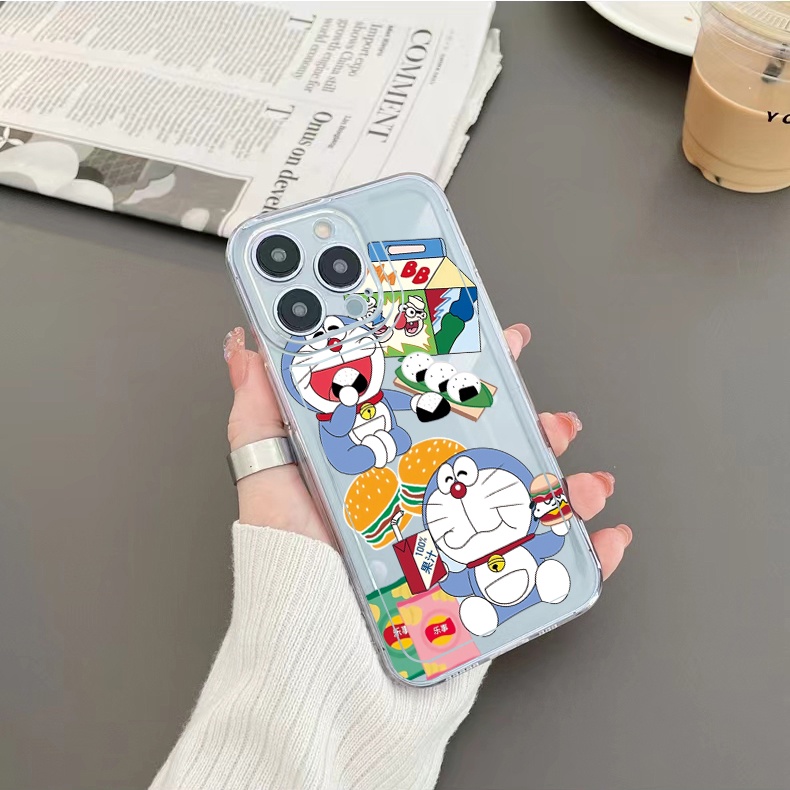 Ốp Điện Thoại TPU Gel Đệm Khí Chống Rơi Hình Doraemon Cho Samsung Galaxy A33 A53 A73 5G A32 A52 A72 A31 A51 A71 A23
