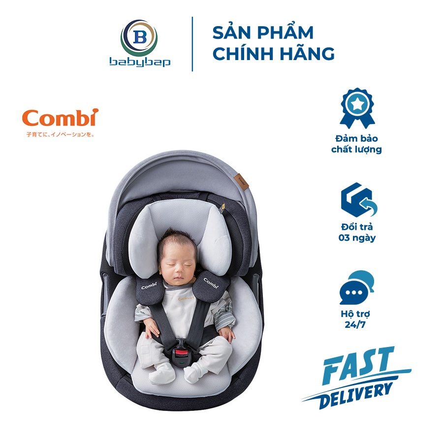 Ghế Ngồi Ô Tô Combi THE S Xoay 360° Tiêu Chuẩn Mới Bảo Vệ Bé Toàn Diện