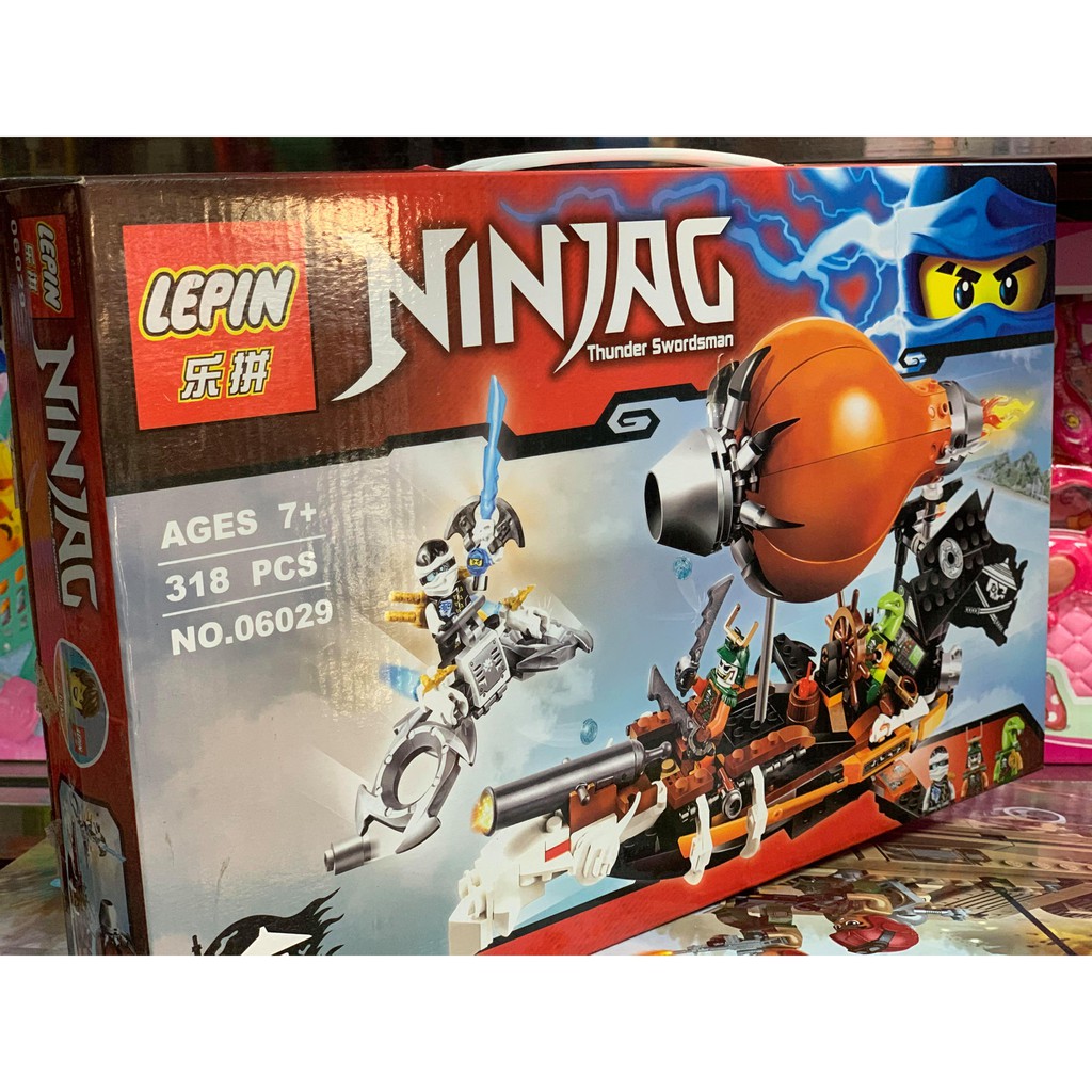 LEPIN 06029 Ninjago - Đồ chơi xếp hình lắp ghép -  318 mảnh ghép