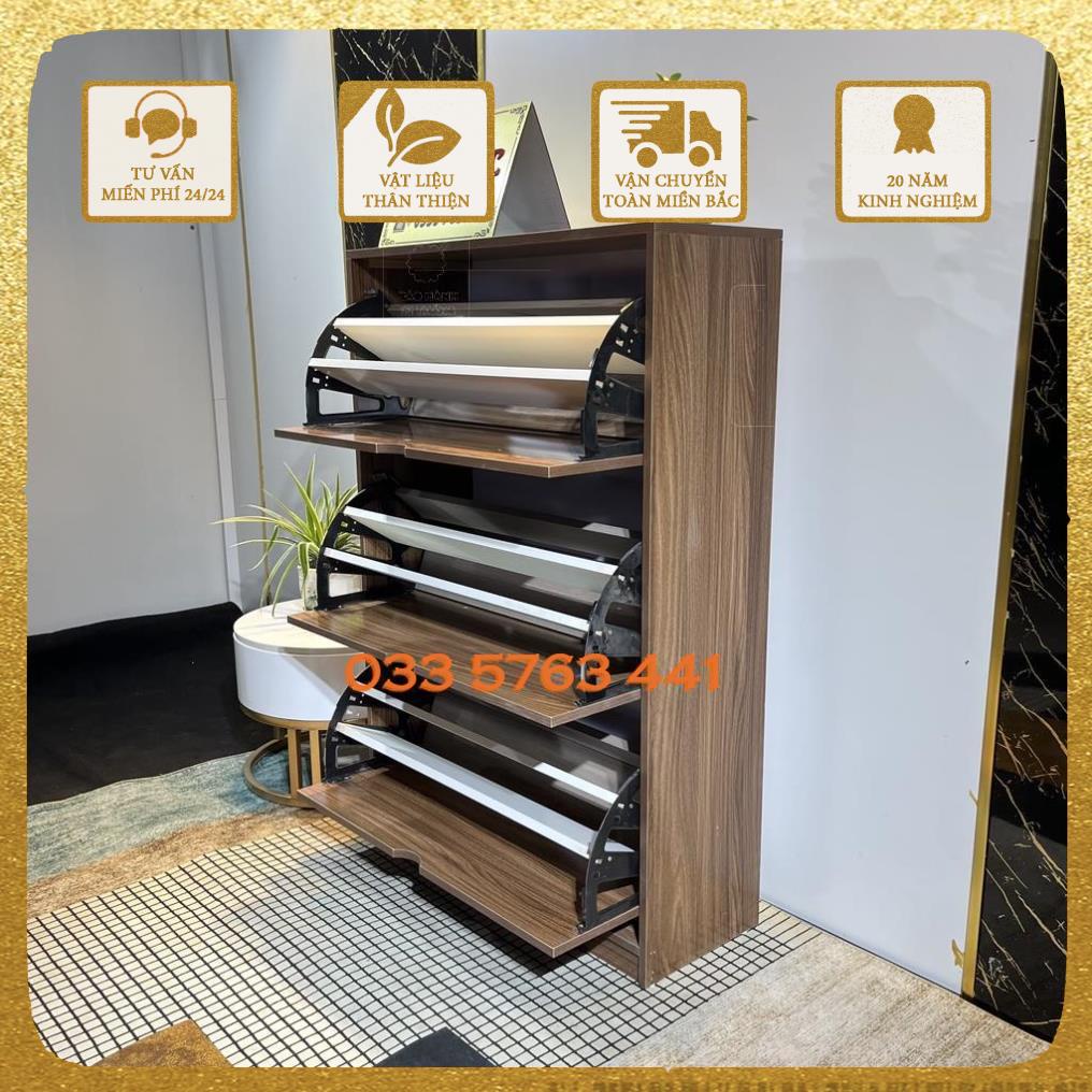 GIÁ TẠI XƯỞNG Tủ giày thông minh cánh lật gỗ MDF phủ melamine - tủ giầy thông minh - tủ dép