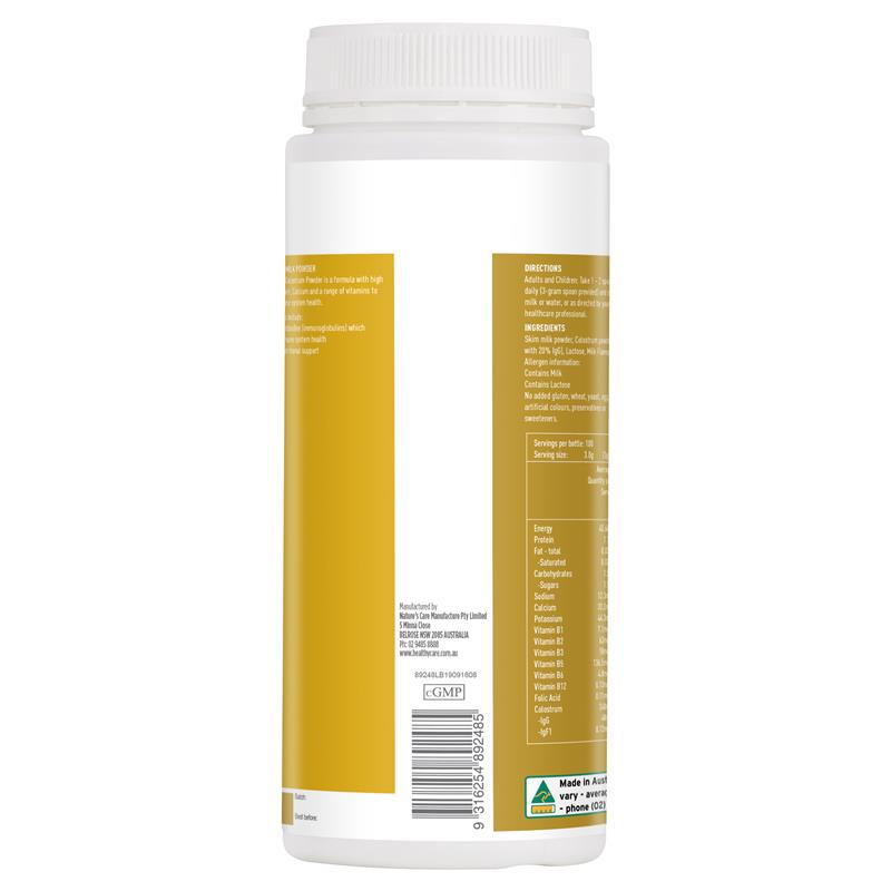 [MẪU MỚI - DATE 2024] Sữa bò non colostrum healthy care 300g Úc