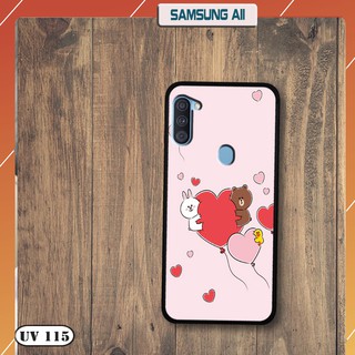 Ốp lưng điện thoại Samsung Galaxy A11  - lưng nhám viền dẻo