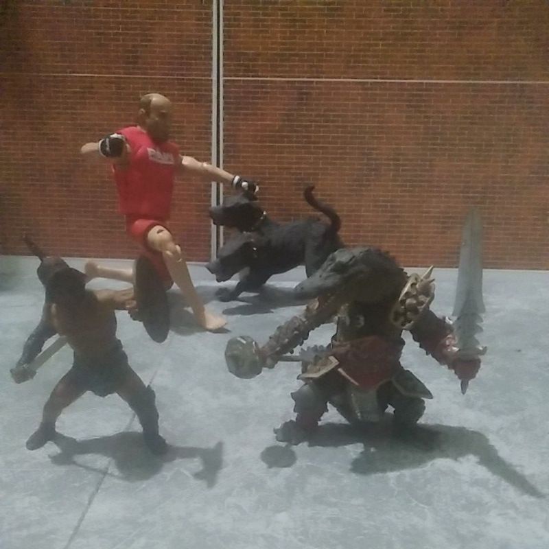 Chính hãng hàng lẻ mô hình nhân vật Đấu sĩ La Mã Gladiator