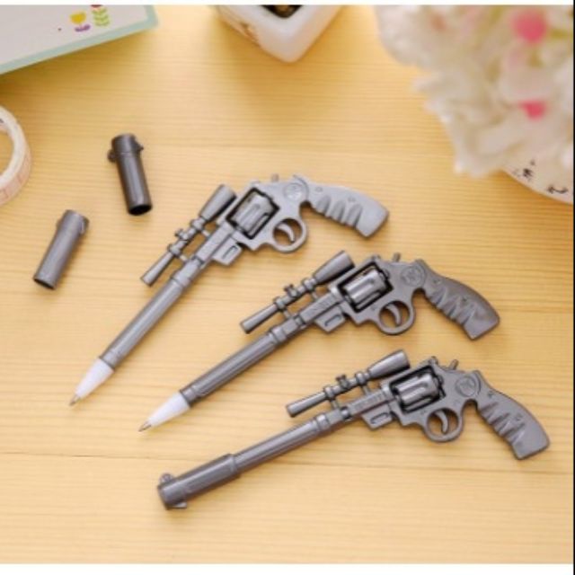Bút Bi Nước Mực Xanh Hình Súng PUPG