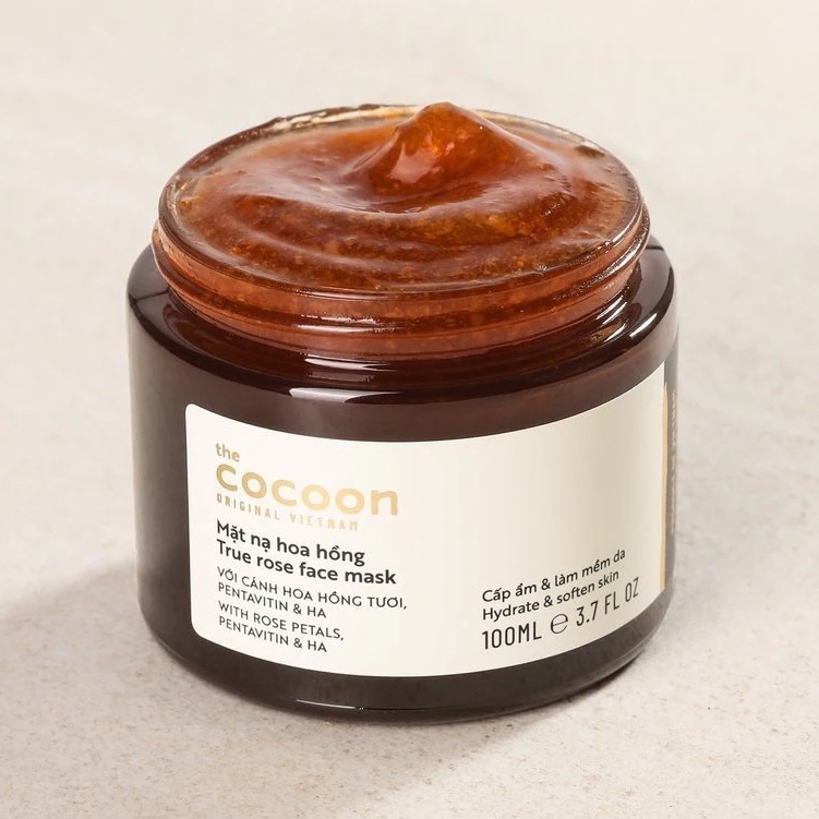 Bigsize 100ml - Mặt nạ hoa hồng Cocoon Garin cấp ẩm và làm mềm da