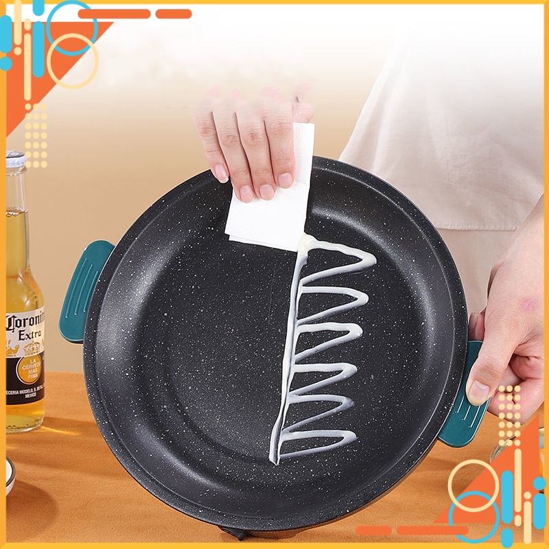 Chảo Nướng Điện Đa Năng Mini Chống Dính 26cm Bếp Nướng Điện Không Khói BBQ Hàn Quốc Cực Xinh