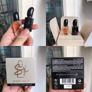 Set nước hoa giorgio armani sì - sì intense 7ml