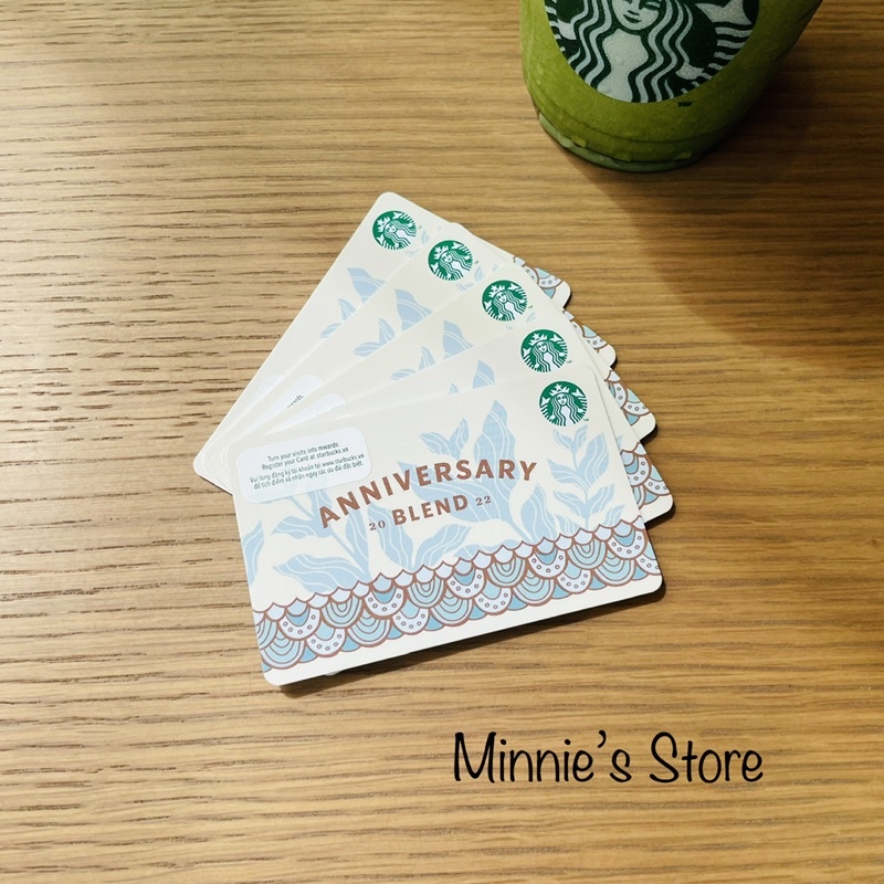 Thẻ Starbucks Việt Nam chính hãng chưa kích hoạt