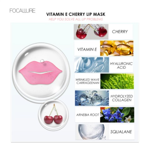 FA-SC01 Nạ Mắt / Mặt Nạ Môi FOCALLURE Chứa Vitamin E hỗ trợ cải thiện Quầng Thâm Tàn Nhang Làm Trẻ Hóa Da | BigBuy360 - bigbuy360.vn