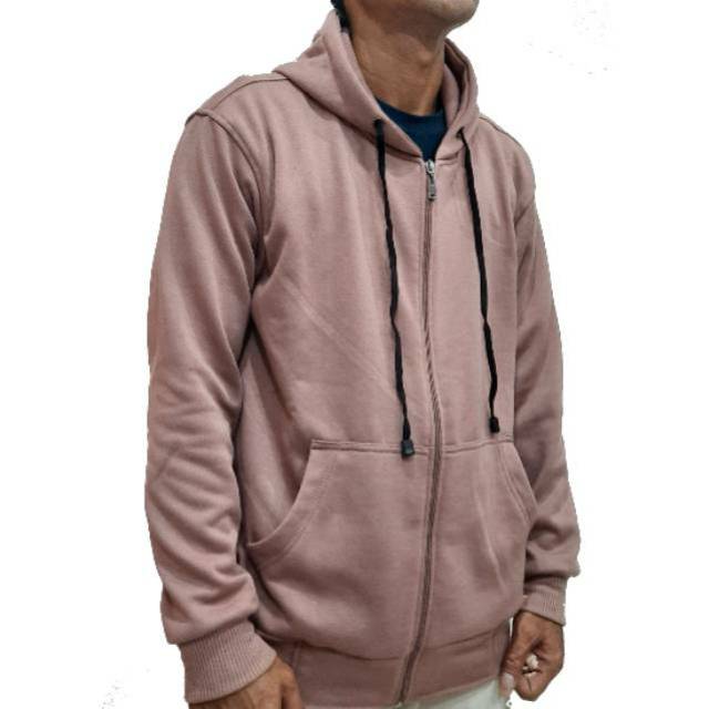 Áo Hoodie Phối Khóa Kéo Màu Trơn Thời Trang Cho Nam