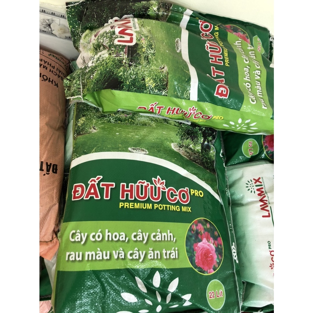 ĐẤT HỮU CƠ TRỒNG RAU TRÔNG HOA LAVAMIX PRO 22 LIT, giá thể dinh dưỡng trồng cây tiện lợi
