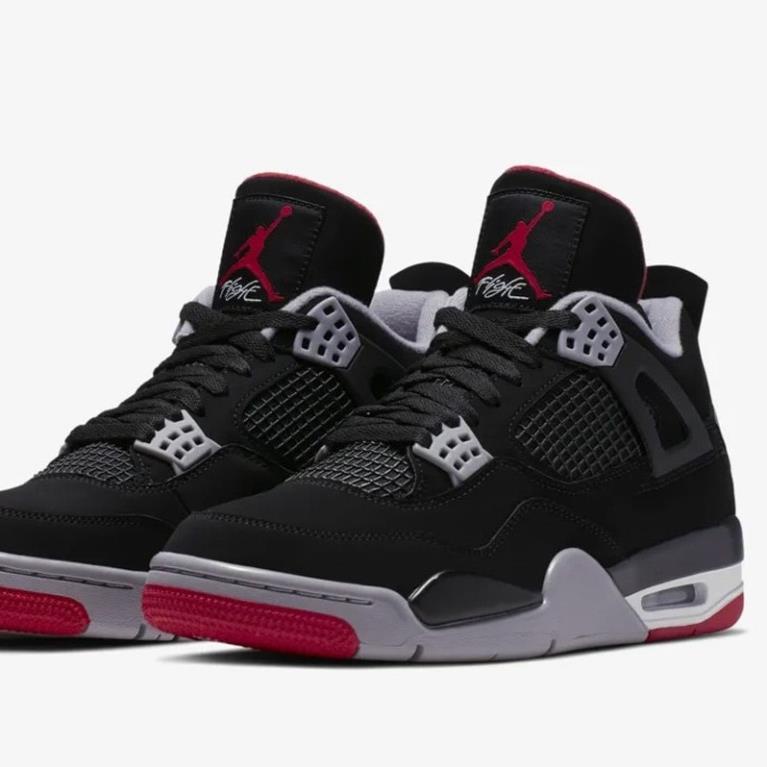 shopgiaykiencuongGiày Jordan 4, Giày Sneaker JD4 Đỏ Đen Thời Trang Nam Nữ Hot 2021 Full Box+Bill