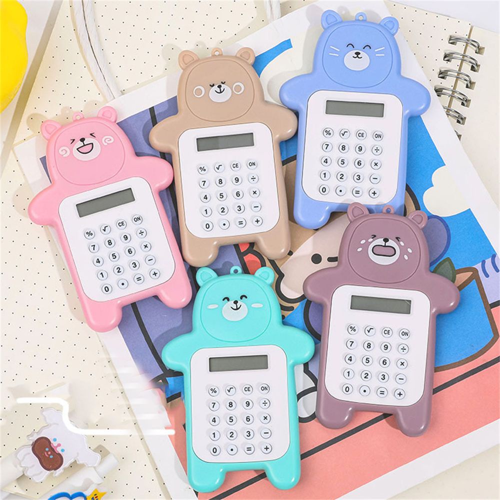 Máy tính cầm tay mini siêu mỏng 8 chữ số dễ thương cho trẻ em