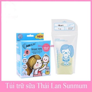 Hộp 50 túi trữ sữa Summum