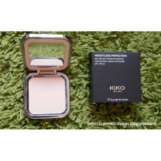 PHẤN PHỦ KIKO WEIGHTLESS PERFECTION WET AND DRY POWDER FOUNDATION