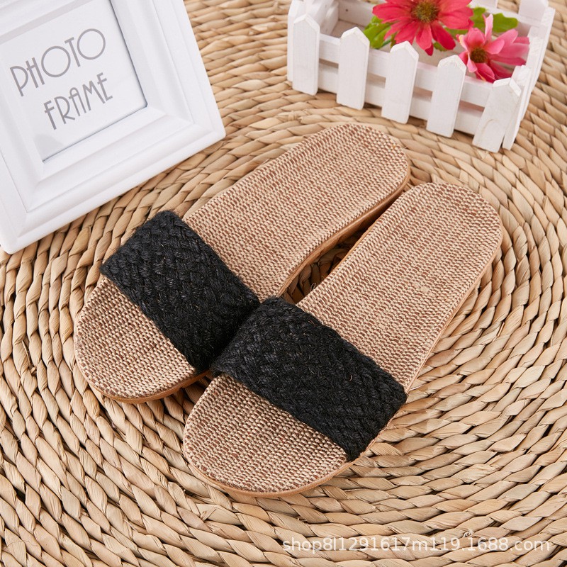 Dép cói đi biển thời trang nữ, dép cói quai ngang nhiều màu sắc - Kimy Store