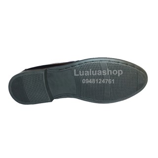 Giày lười da bóng vân caro SB21