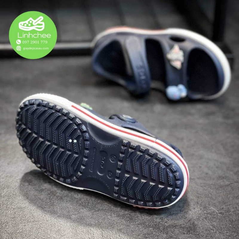 Sandal Cross Trẻ Em Band II Màu Navy Bé Trai