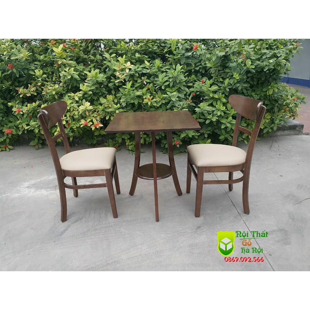 🔴 FREE SHIP 🔴Ghế Panda Cafe, Ghế Bàn Ăn Mặt Nệm Si Thái Cao Cấp - Gỗ Hà Nội Furniture