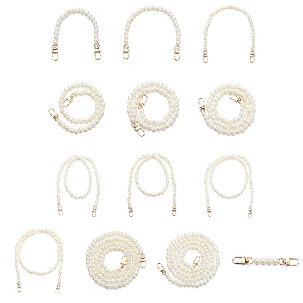 Dây Chuỗi Ngọc Trai Đeo Túi Xách/ Đeo Vai Thời Trang 13 Kích Cỡ DIY