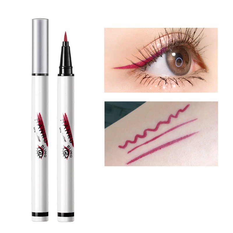 1 Bút Kẻ Mắt Dạng Lỏng Chống Thấm Nước Lâu Trôi 5 Màu Tùy Chọn