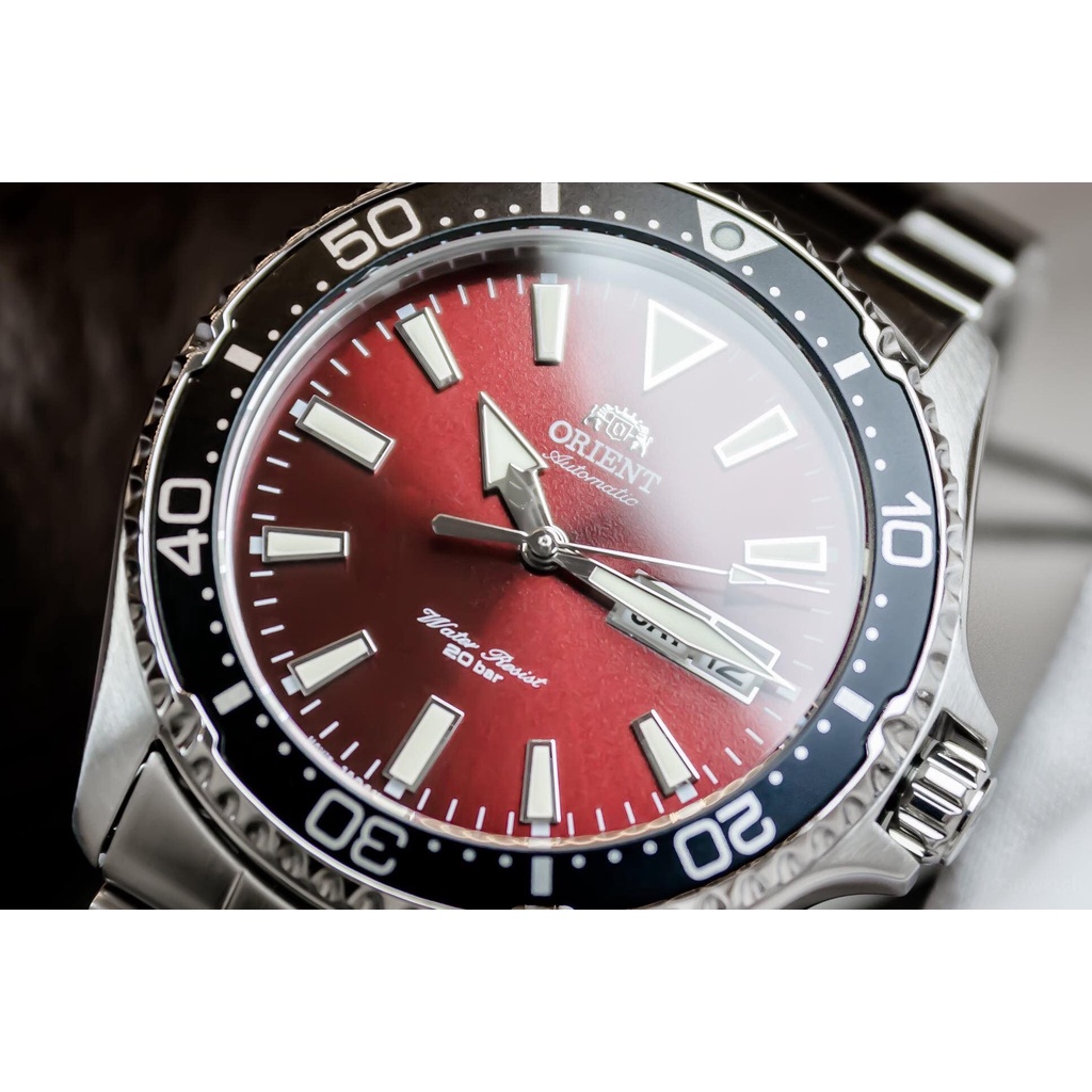Đồng Hồ Nam ORIENT MAKO III DIAL RED RA-AA0003R Chính Hãng Tặng Dây Da Cao Cấp