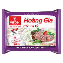 Thùng 18 Gói Hoàng Gia Phở Thịt Bò 120g Vifon